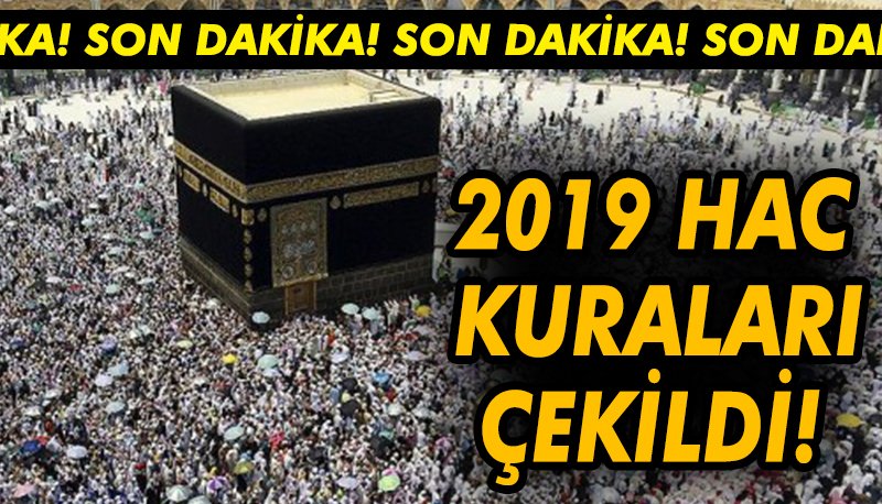 2019 Hac Kuraları Çekildi!