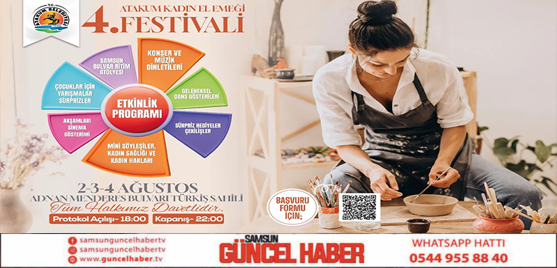 4. Kadın El Emeği Festivali Atakum Sahili’nde başlıyor