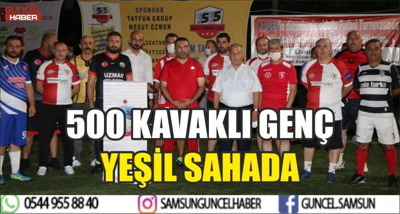 500 KAVAKLI GENÇ YEŞİL SAHADA