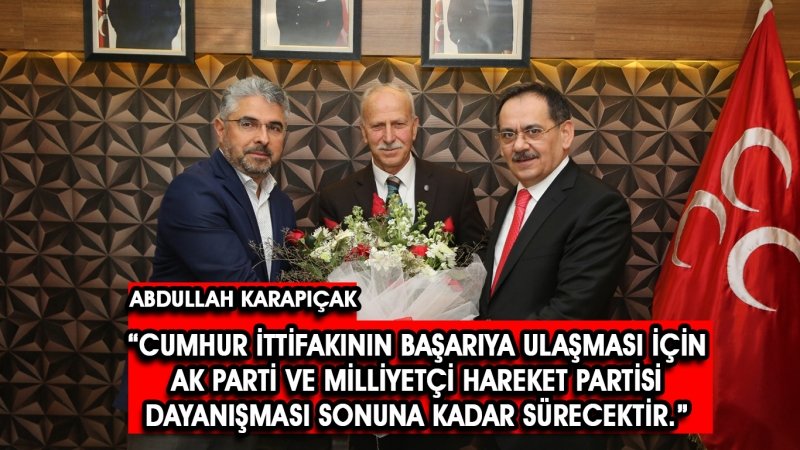 AK PARTİ'DEN MHP'YE ZİYARET 