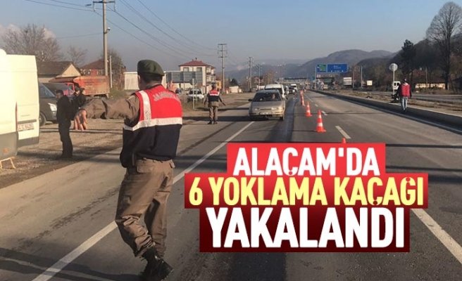 Alaçam'da 6 yoklama kaçağı yakalandı