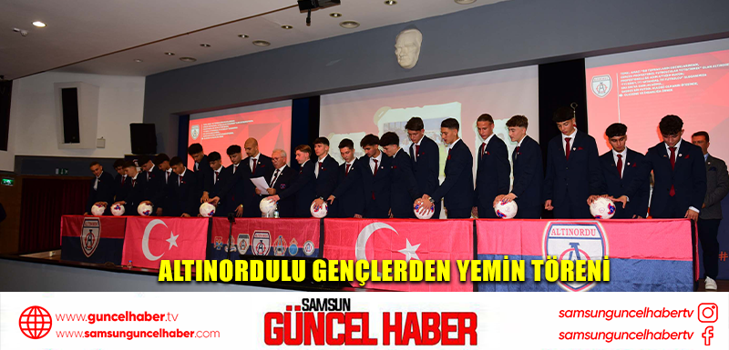 Altınordulu gençlerden yemin töreni