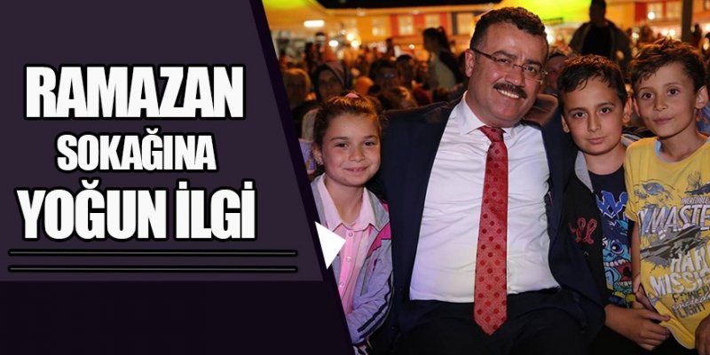 Atakum Ramazan Sokağına Yoğun İlgi