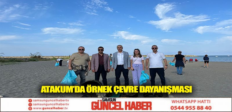 Atakum’da örnek çevre dayanışması