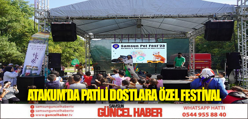 Atakum’da patili dostlara özel festival