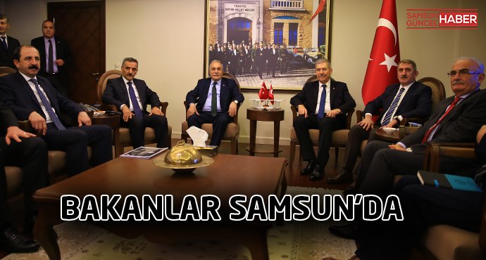 Bakanlar Fakıbaba ve Demircan Samsun'da