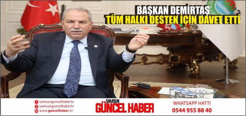 BAŞKAN DEMİRTAŞ TÜM HALKI DESTEK İÇİN DAVET ETTİ