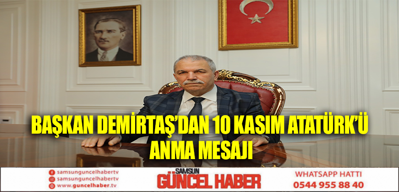 BAŞKAN DEMİRTAŞ’DAN 10 KASIM ATATÜRK’Ü ANMA MESAJI