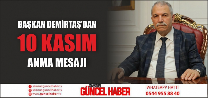 BAŞKAN DEMİRTAŞ’DAN 10 KASIM ANMA MESAJI