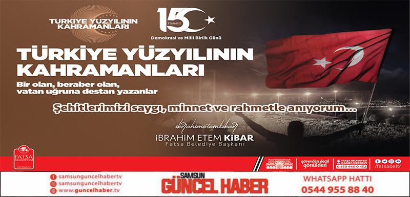 BAŞKAN KİBAR’DAN 15 TEMMUZ MESAJI