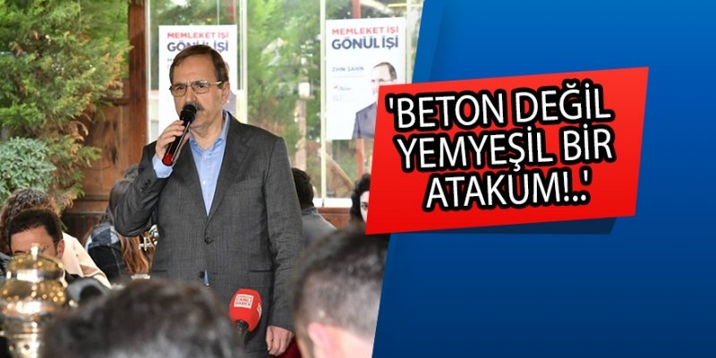 Başkan Zahni Şahin, gençlerle buluştu, projelerini anlattı