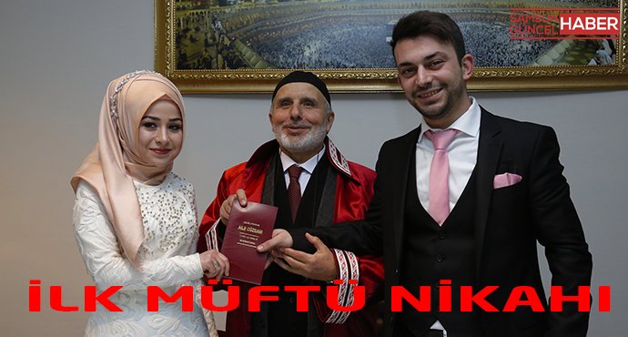 Bayburt'ta Müftünün Kıydığı İlk Resmi Nikah