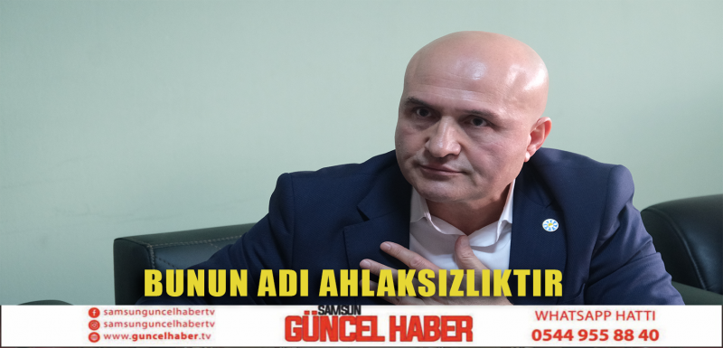 BUNUN ADI AHLAKSIZLIKTIR