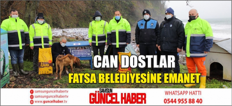 CAN DOSTLAR FATSA BELEDİYESİNE EMANET