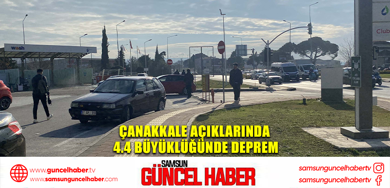 Çanakkale açıklarında 4.4 büyüklüğünde deprem