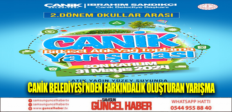 Canik Belediyesi’nden Farkındalık Oluşturan Yarışma