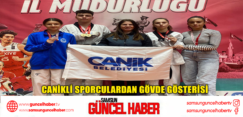 Canikli Sporculardan Gövde Gösterisi