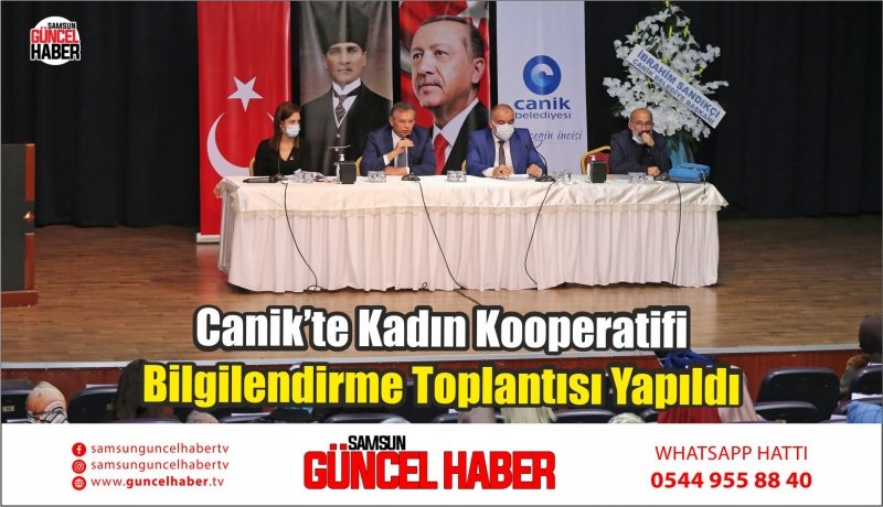 Canik’te Kadın Kooperatifi Bilgilendirme Toplantısı Yapıldı