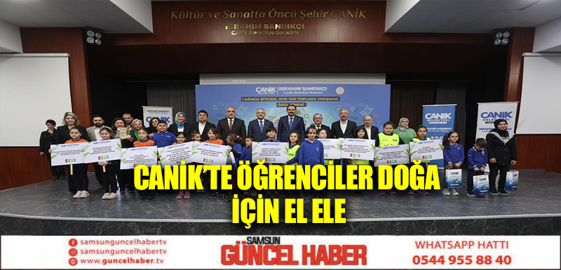 Canik’te Öğrenciler Doğa İçin El Ele