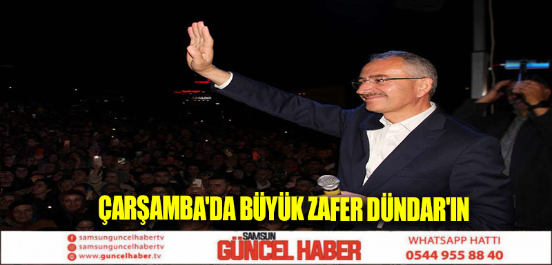 Çarşamba'da büyük zafer Dündar'ın