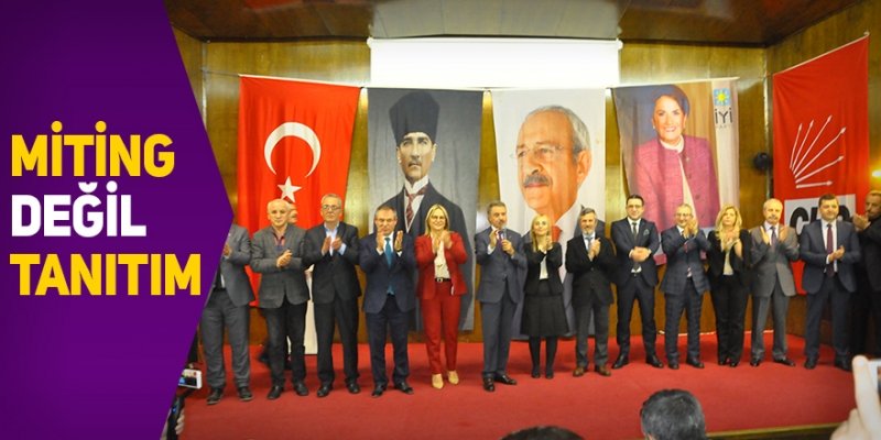 CHP ATAKUM'DA MİTİNG GİBİ TANITIM!