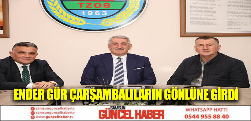 Ender Gür Çarşambalıların Gönlüne Girdi