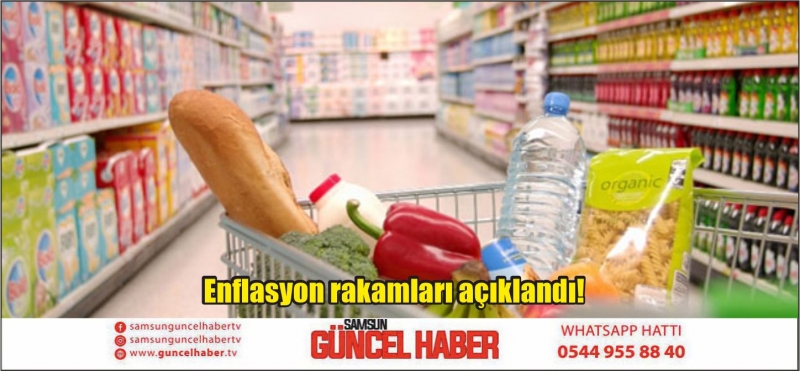 Enflasyon rakamları açıklandı!