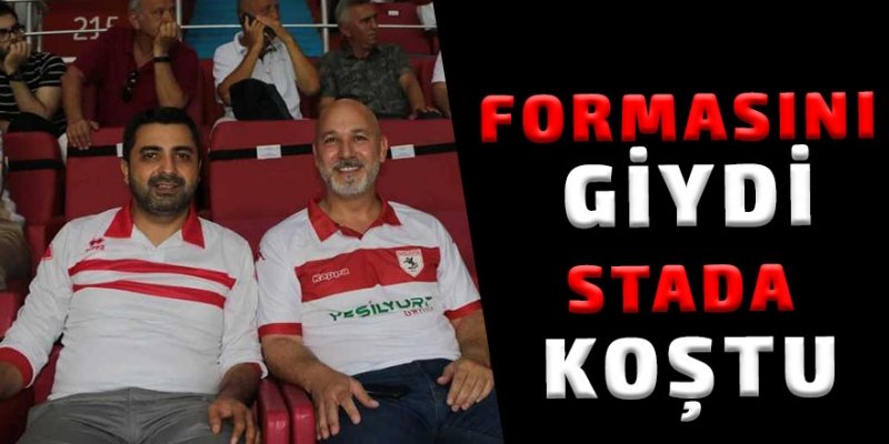 Formasını giydi stada koştu