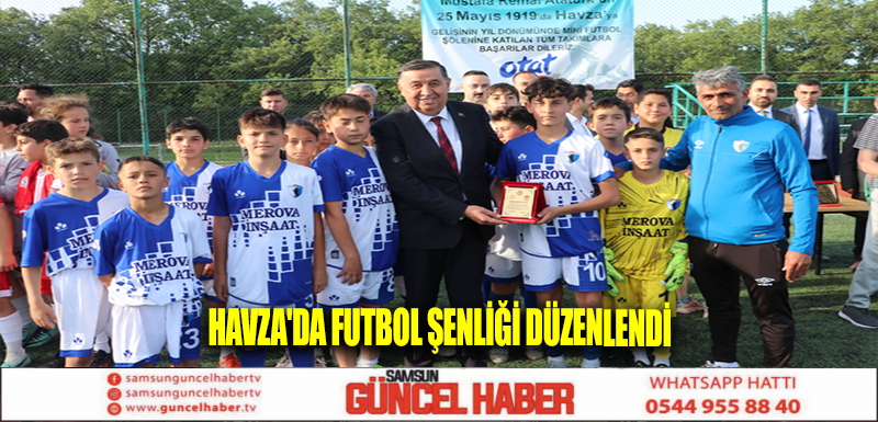 Havza'da futbol şenliği düzenlendi