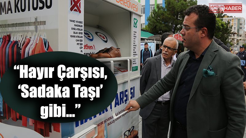 “Hayır Çarşısı, ‘Sadaka Taşı’ gibi