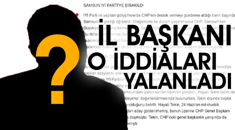 İl Başkanı O İddiaları Yalanladı!!!