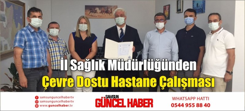 İl Sağlık Müdürlüğünden Çevre Dostu Hastane Çalışması