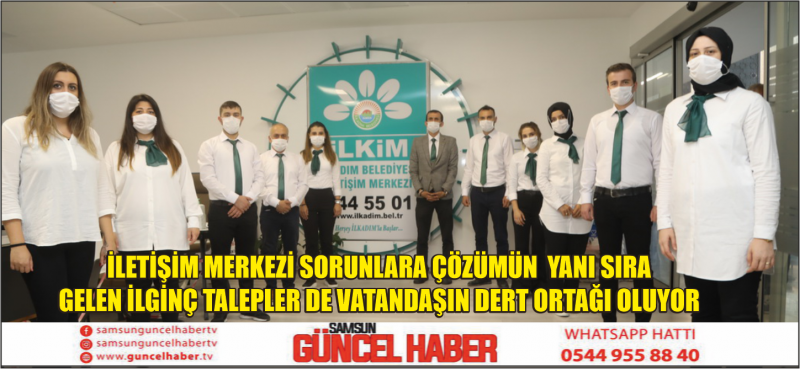 İLETİŞİM MERKEZİ SORUNLARA ÇÖZÜMÜN YANI SIRA GELEN İLGİNÇ TALEPLER DE VATANDAŞIN DERT ORTAĞI OLUYOR