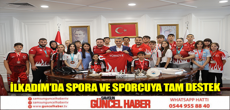 İlkadım’da spora ve sporcuya tam destek