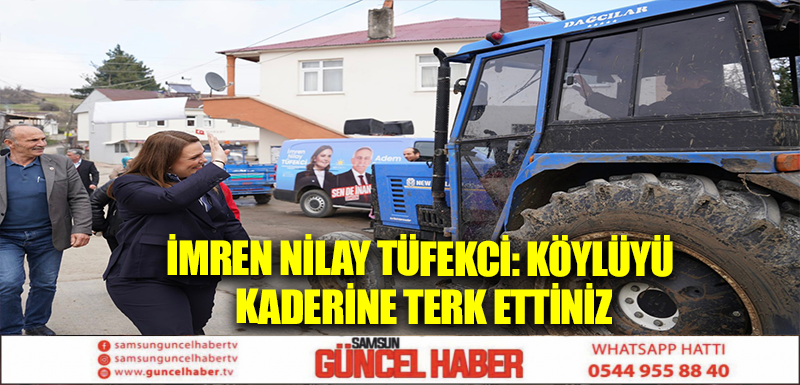 İmren Nilay Tüfekci: Köylüyü kaderine terk ettiniz