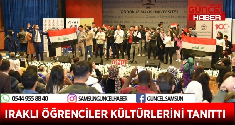 IRAKLI ÖĞRENCİLER KÜLTÜRLERİNİ TANITTI