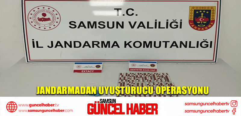 Jandarmadan uyuşturucu operasyonu