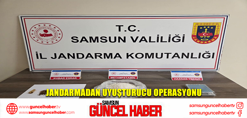 Jandarmadan uyuşturucu operasyonu