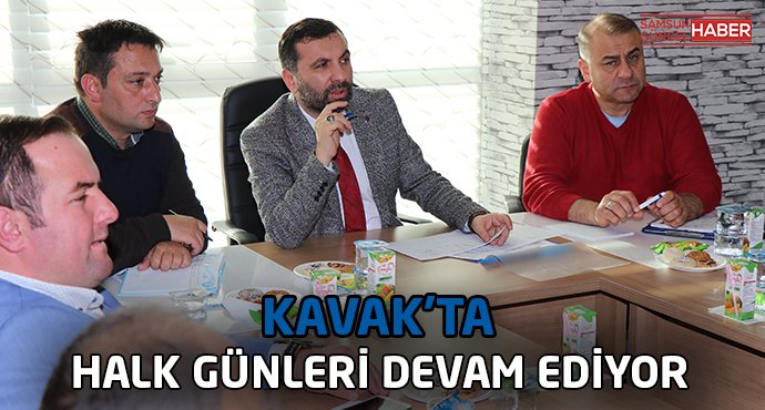 Kavak'ta Halk Buluşmaları Devam Ediyor