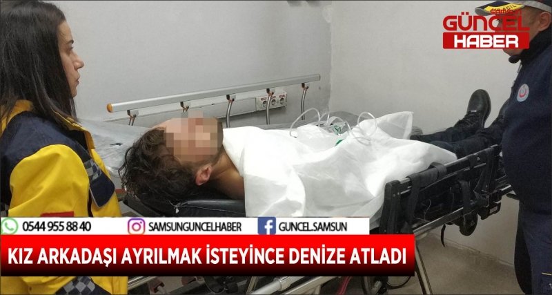 KIZ ARKADAŞI AYRILMAK İSTEYİNCE DENİZE ATLADI