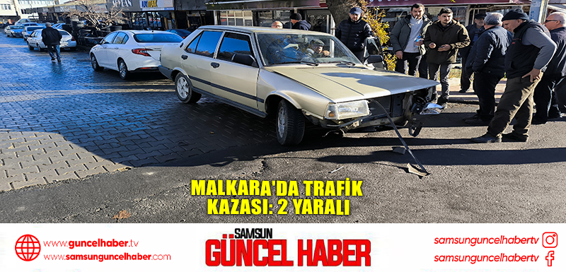 Malkara'da trafik kazası: 2 yaralı