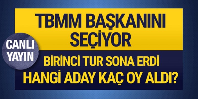 Meclis Başkanı seçimi adaylar kimler kaç oy gerekiyor?