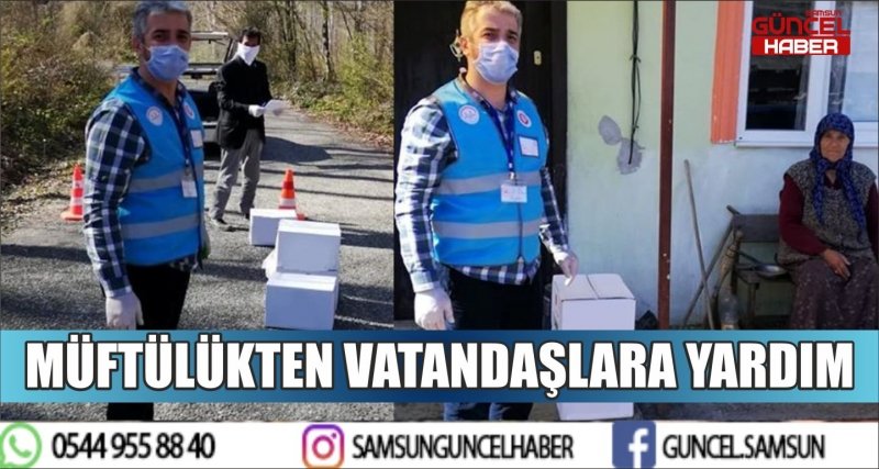 MÜFTÜLÜKTEN VATANDAŞLARA YARDIM