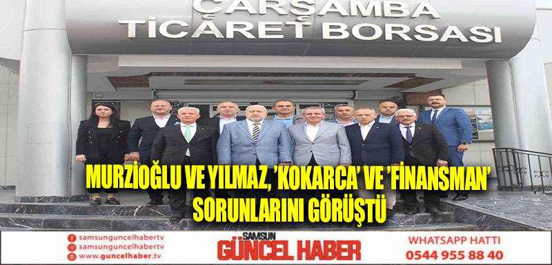 Murzioğlu ve Yılmaz, ’kokarca’ ve ’finansman’ sorunlarını görüştü