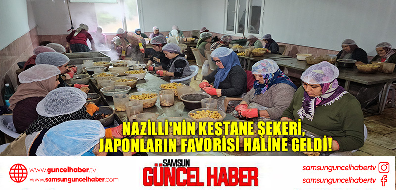 Nazilli'nin Kestane Şekeri, Japonların Favorisi Haline Geldi!