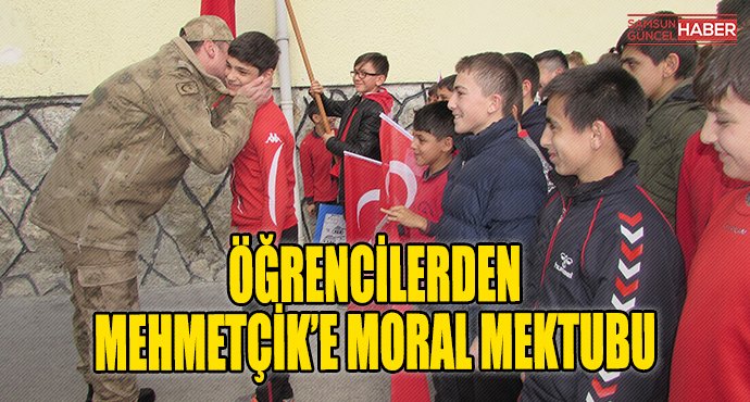 Öğrencilerden Mehmetçik'e moral mektubu