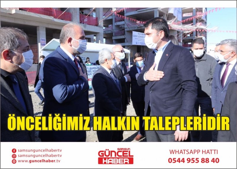 ÖNCELİĞİMİZ HALKIN TALEPLERİDİR