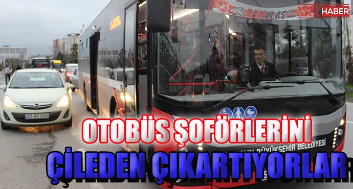 Otobüs şoförlerini çileden çıkartıyorlar