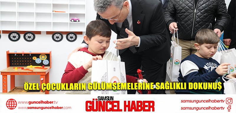 Özel çocukların gülümsemelerine sağlıklı dokunuş