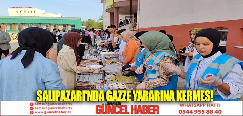 Salıpazarı'nda Gazze yararına kermes!